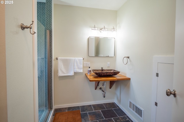 28788 Gimpl Hill Rd, Eugene, OR 97402 - full bathroom with baseboards and a sink