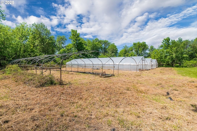 28788 Gimpl Hill Rd, Eugene, OR 97402 - view of yard featuring an exterior structure and an outbuilding