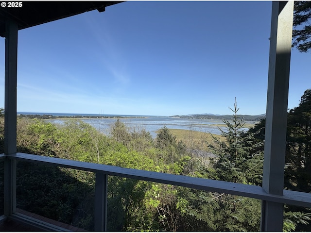 property view of water
