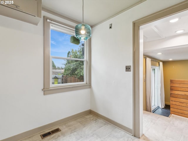 8978 SW Terreton Pl, Portland, OR 97223 - unfurnished dining area with baseboards and recessed lighting