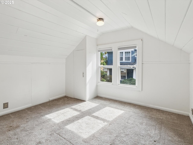 8978 SW Terreton Pl, Portland, OR 97223 - bonus room featuring carpet floors and vaulted ceiling