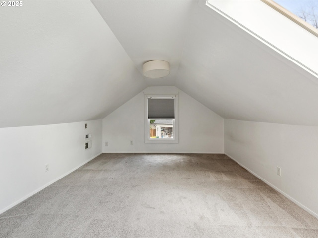 8978 SW Terreton Pl, Portland, OR 97223 - bonus room featuring carpet, vaulted ceiling, and baseboards