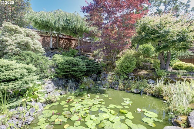 16402 SE Teal Ct, Damascus, OR 97089 - view of yard with a garden pond