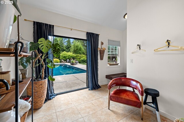 21424 SW 65th Ave, Tualatin, OR 97062 - doorway to outside with tile patterned flooring and baseboards