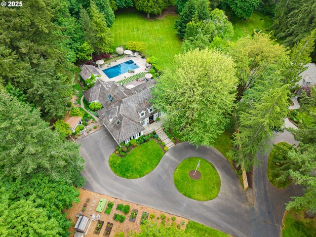 21424 SW 65th Ave, Tualatin, OR 97062 - drone / aerial view of a pool