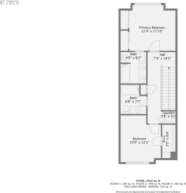 18445 SW Stepping Stone Dr Unit 16, Beaverton, OR 97003 - room layout