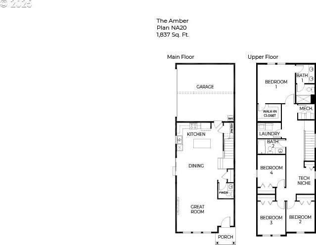 2873 V St, Springfield, OR 97477 - view of floor plan / room layout