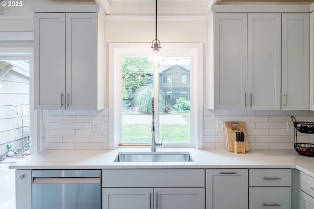 742 Shangri La Ave, Salem, OR 97303 - kitchen with stainless steel dishwasher, a sink, and healthy amount of natural light