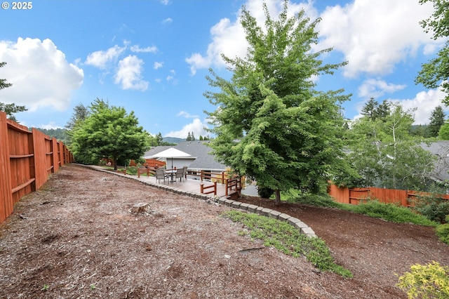 1565 Fairview Pl, Cottage Grove, OR 97424 - fenced backyard featuring a patio area