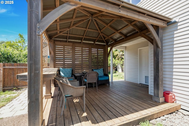 1455 NE Jessica Loop, Hillsboro, OR 97124 - wooden terrace featuring a gazebo