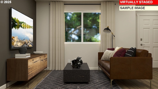 856 Eaden St, Woodburn, OR 97071 - living area featuring wood finished floors