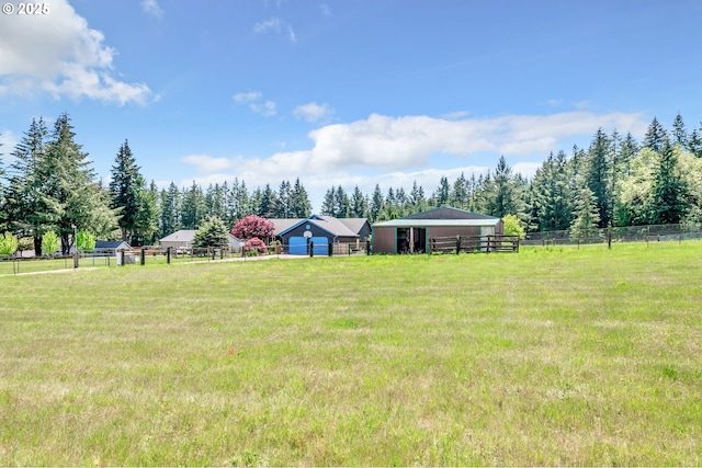 39225 SW Oak Ln, Willamina, OR 97396 - view of yard featuring an outbuilding