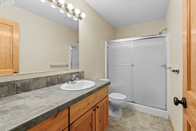 1430 N Cedar Creek Cir, Rockaway Beach, OR 97136 - full bath with vanity and a shower stall