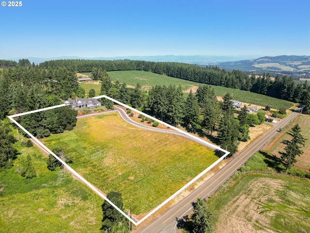 3545 Eagle Crest Rd NW, Salem, OR 97304 - view of rural area with property boundaries highlighted