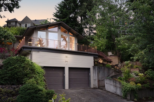2345 NE Ridgewood Dr, Portland, OR 97212 - garage with asphalt driveway