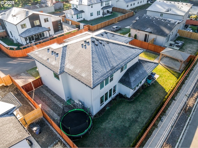 drone / aerial view featuring a residential view