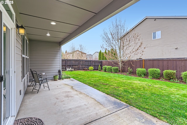 12024 NE 109th St, Vancouver, WA 98662 - view of patio / terrace featuring a fenced backyard