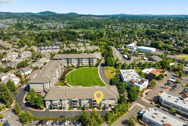 4873 NW Promenade Ter Unit 122, Portland, OR 97229 - aerial view of residential area with mountains