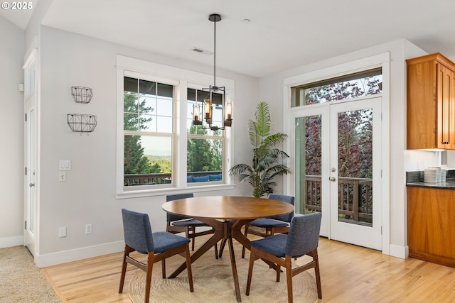 19375 SW Eastside Rd, Lake Oswego, OR 97034 - dining area featuring light wood-style floors and baseboards