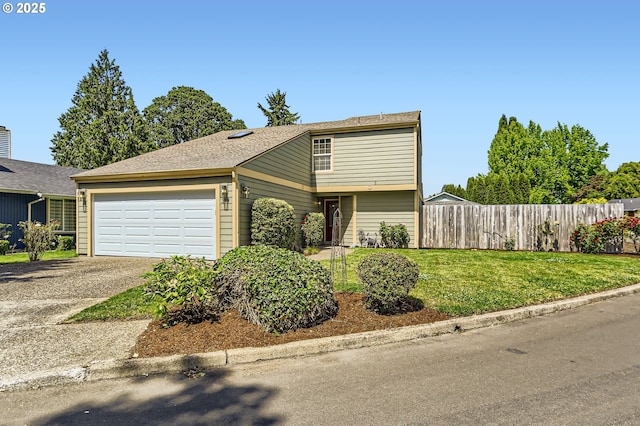 319 NE Hyde Cir, Hillsboro, OR 97124 - view of front facade with concrete driveway and an attached garage