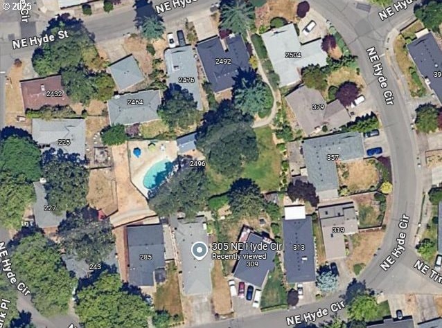 319 NE Hyde Cir, Hillsboro, OR 97124 - map of property location
