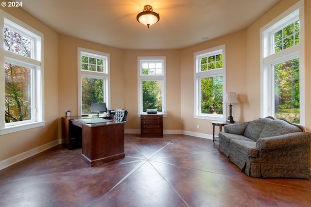 office space with plenty of natural light