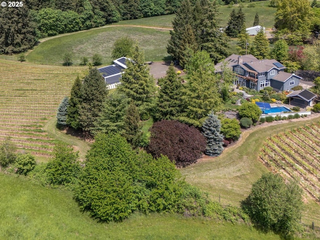13615 NW Mason Hill Rd, North Plains, OR 97133 - overview of rural landscape with extensive farmland