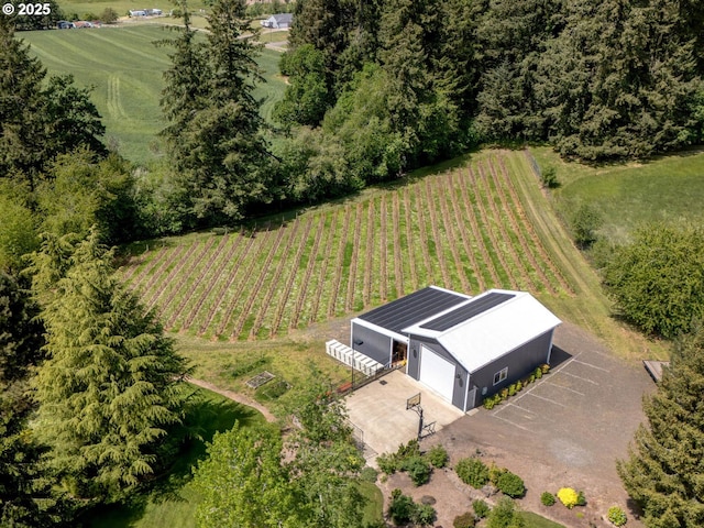 13615 NW Mason Hill Rd, North Plains, OR 97133 - overview of rural landscape featuring rows of crops