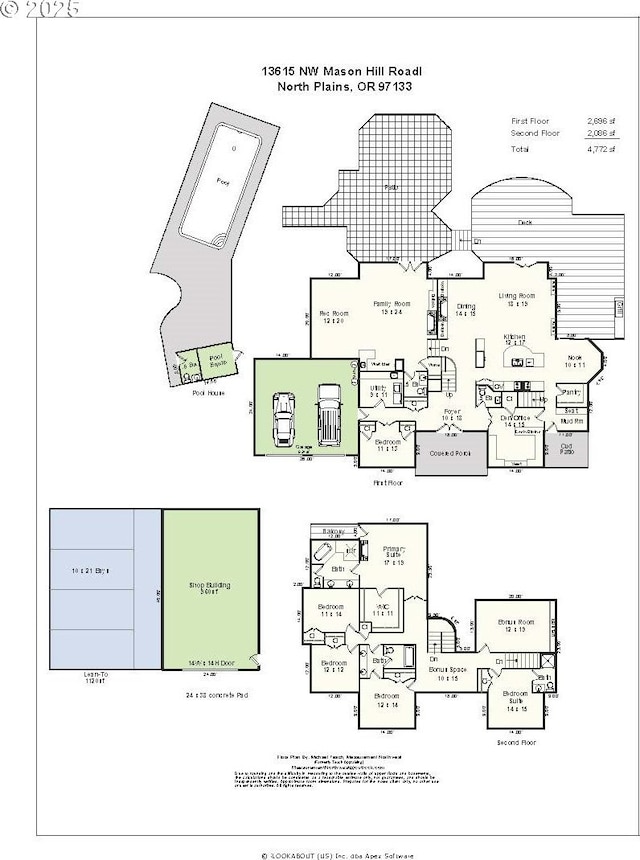 13615 NW Mason Hill Rd, North Plains, OR 97133 - room layout