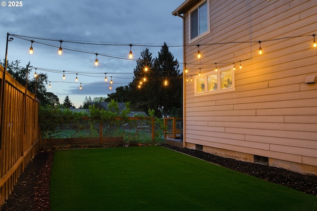 view of yard