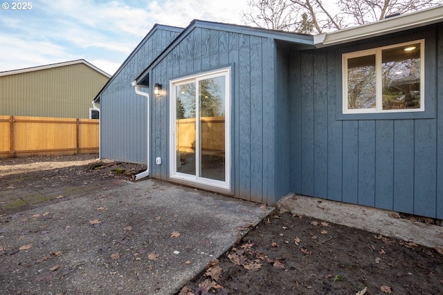 back of property featuring a patio area