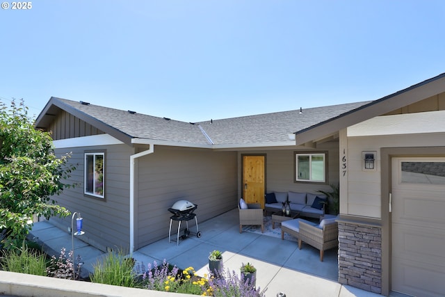 1637 E 21st St, The Dalles, OR 97058 - view of patio / terrace featuring outdoor lounge area and area for grilling