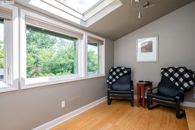 11782 SE 108th Ave, Happy Valley, OR 97086 - sitting room featuring light wood finished floors and vaulted ceiling