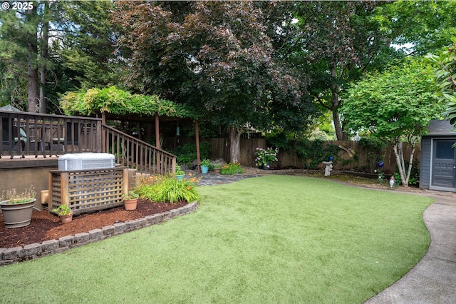 11782 SE 108th Ave, Happy Valley, OR 97086 - fenced backyard with a deck