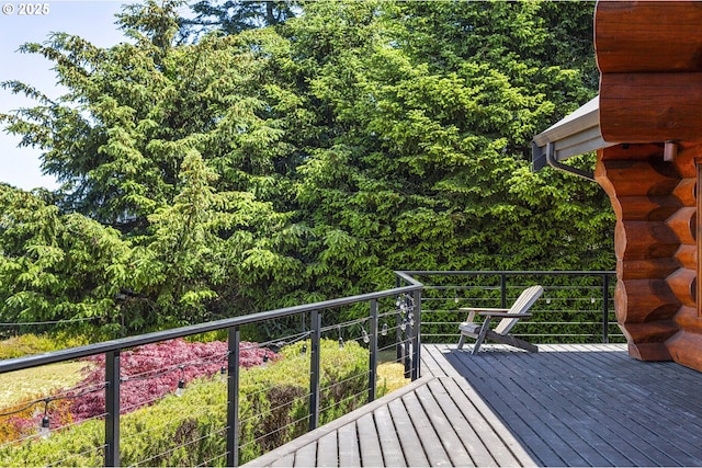 6154 View Rd, Florence, OR 97439 - view of wooden terrace