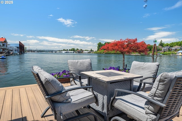 429 N Bridgeton Rd # 15, Portland, OR 97217 - dock area featuring a water view