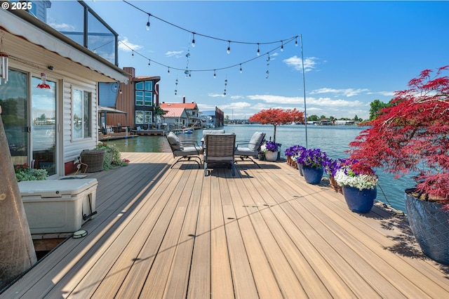 429 N Bridgeton Rd # 15, Portland, OR 97217 - deck with a water view