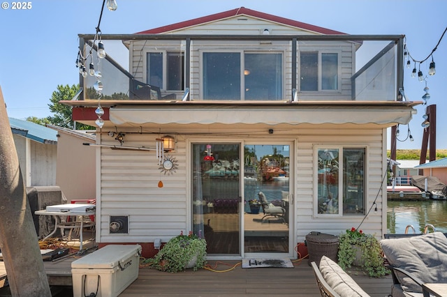 429 N Bridgeton Rd # 15, Portland, OR 97217 - back of house with a wooden deck