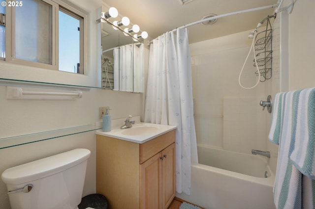 429 N Bridgeton Rd # 15, Portland, OR 97217 - bathroom featuring vanity and shower / bath combination with curtain