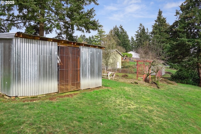 view of outdoor structure featuring an outdoor structure