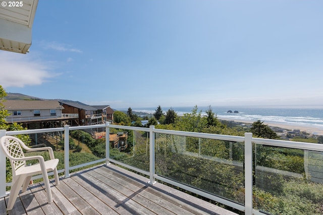 461 Home Ct, Rockaway Beach, OR 97136 - deck with a water view