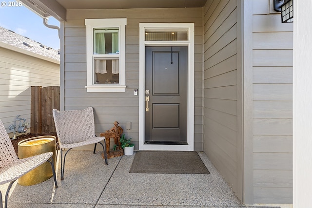 view of entrance to property