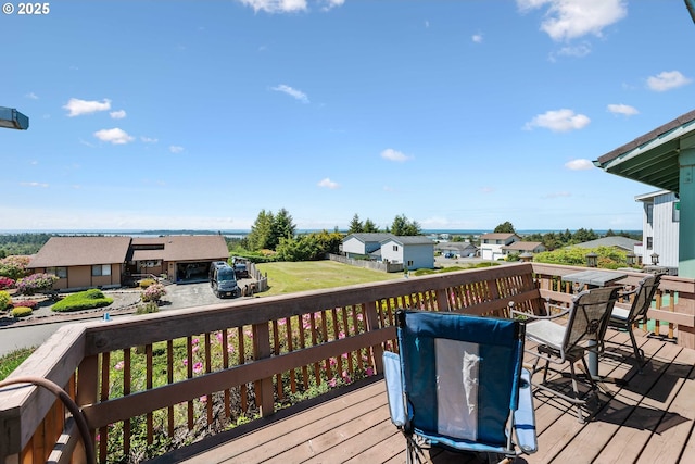 705 Prefontaine Dr, Coos Bay, OR 97420 - deck with a residential view