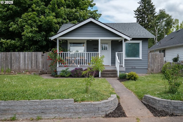 2320 5th St NE, Salem, OR 97301 - bungalow-style house with roof with shingles and a porch