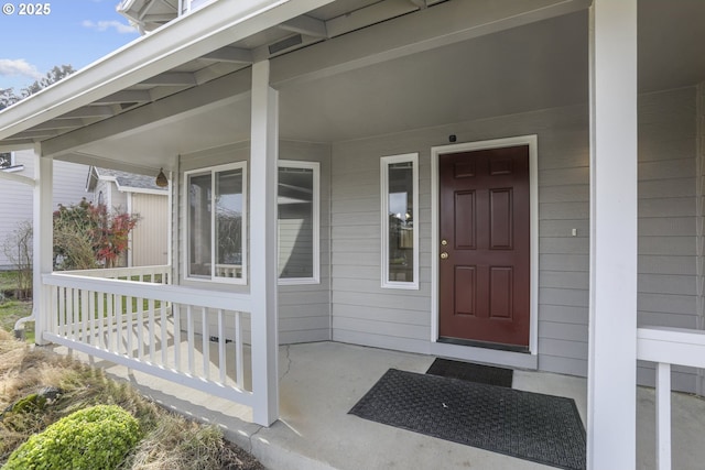 view of property entrance