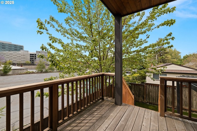 view of deck