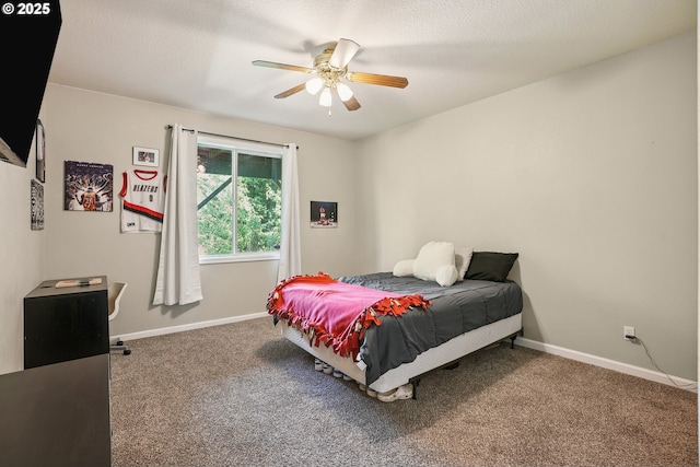 16117 SE Goosehollow Dr, Damascus, OR 97089 - carpeted bedroom with baseboards and ceiling fan
