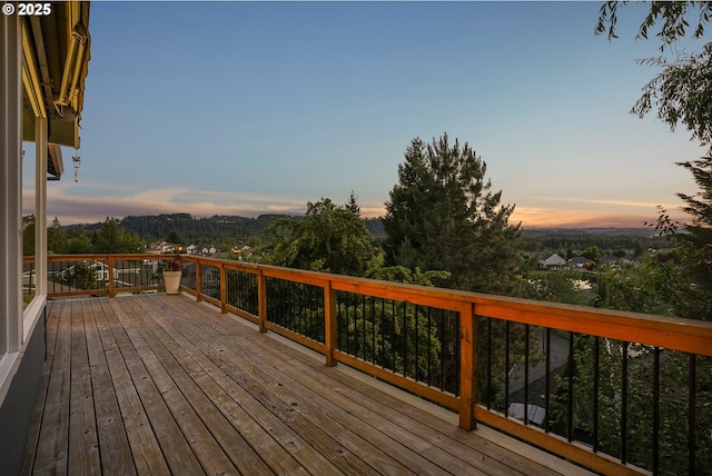 16117 SE Goosehollow Dr, Damascus, OR 97089 - view of deck at dusk