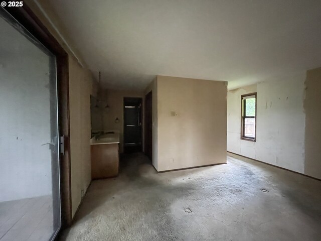 view of empty room