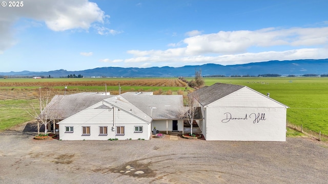 31414 Harris Dr, Harrisburg, OR 97446 - view of front of property with a rural view and a mountain view
